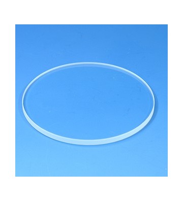 Plaque de verre transparente